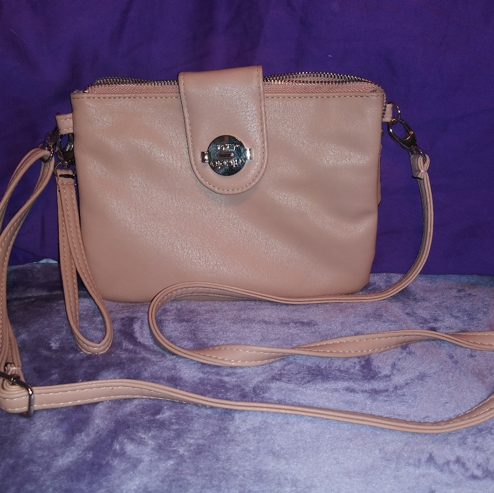 Nicole Miller Small Soft Pink Crossbody bag